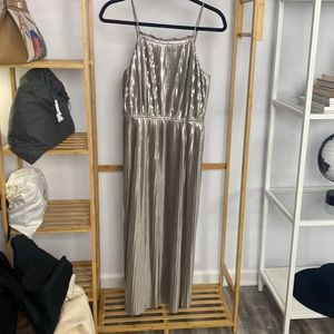 Banana Republic metallic dress. Small stain on the back, see photo.